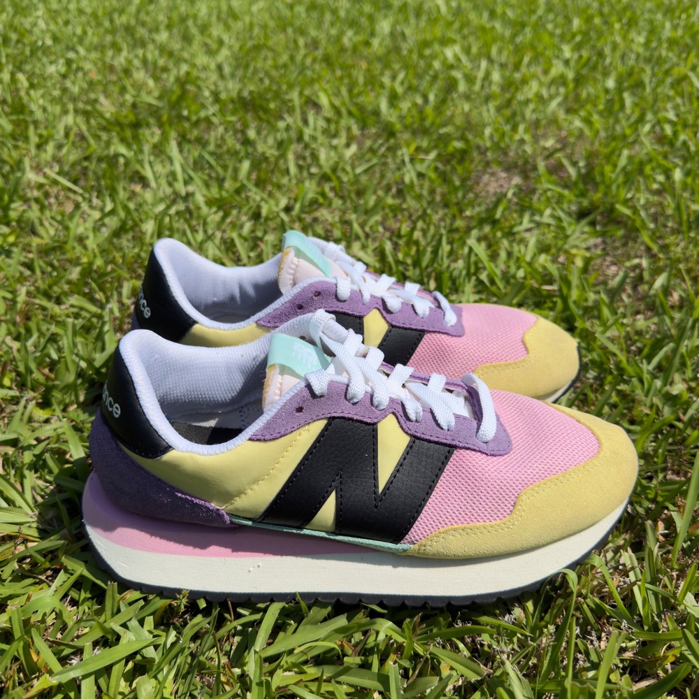New Balance 237 WS237PW1 Lemon Sour Grape Pastel Sneakers Women's US 8 - Picture 5 of 7